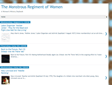 Tablet Screenshot of monstrousregimentofwomen.com